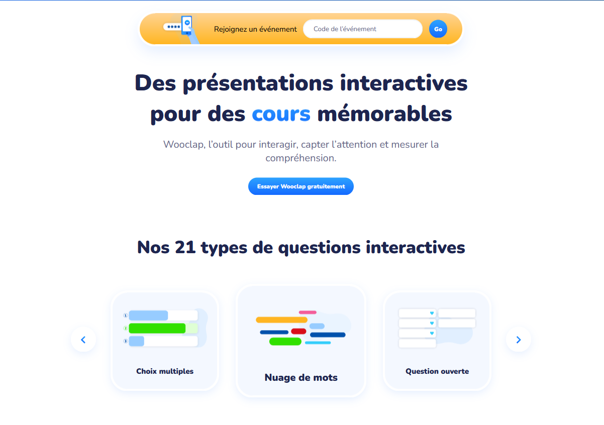 Wooclap Com VIRTUAL LAB